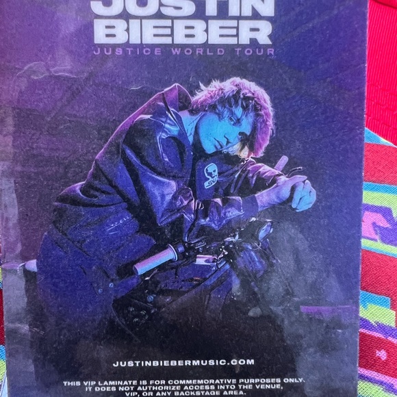 Justice world tour Justin Bieber Merch - Picture 5 of 5